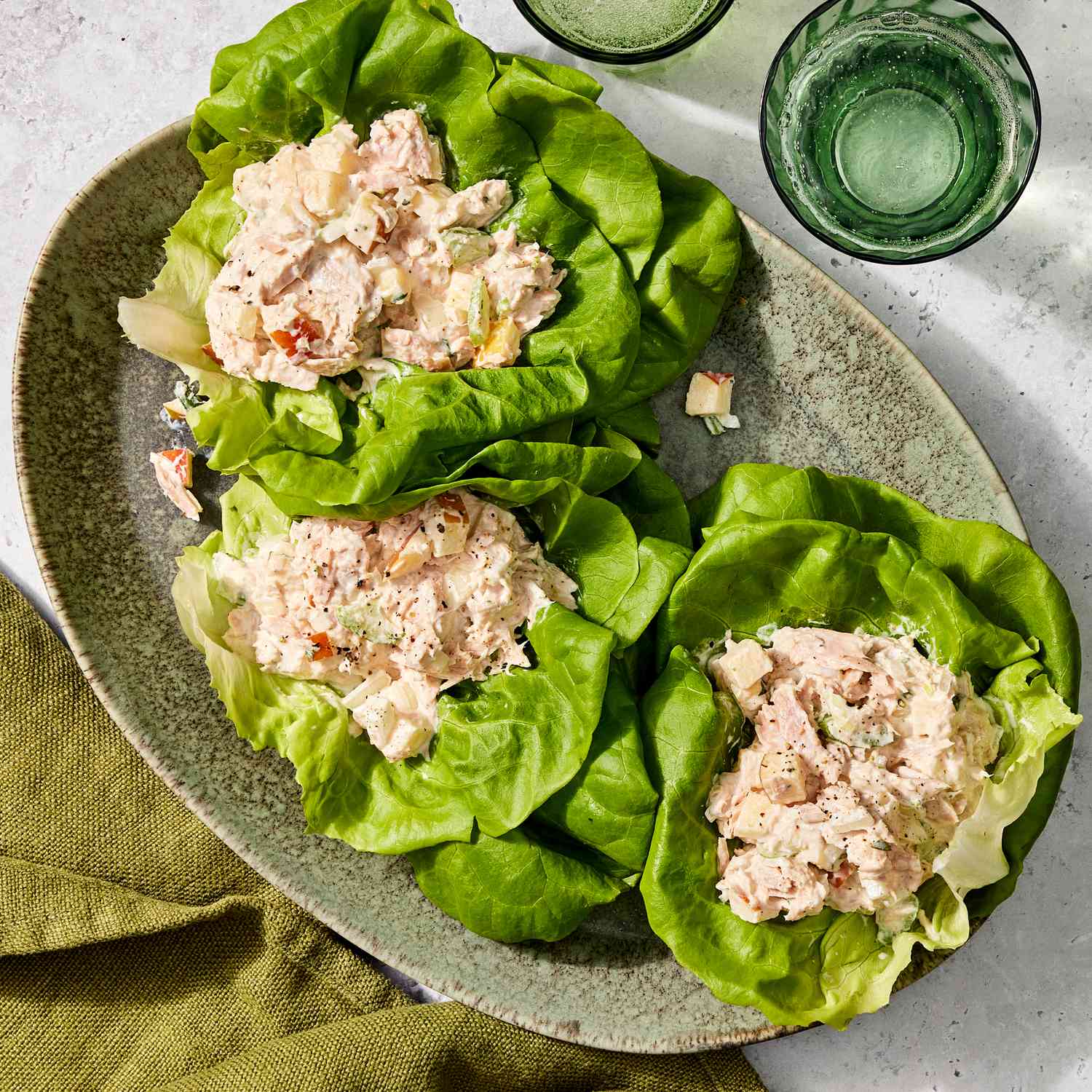 Tuna Salad Lettuce Wraps